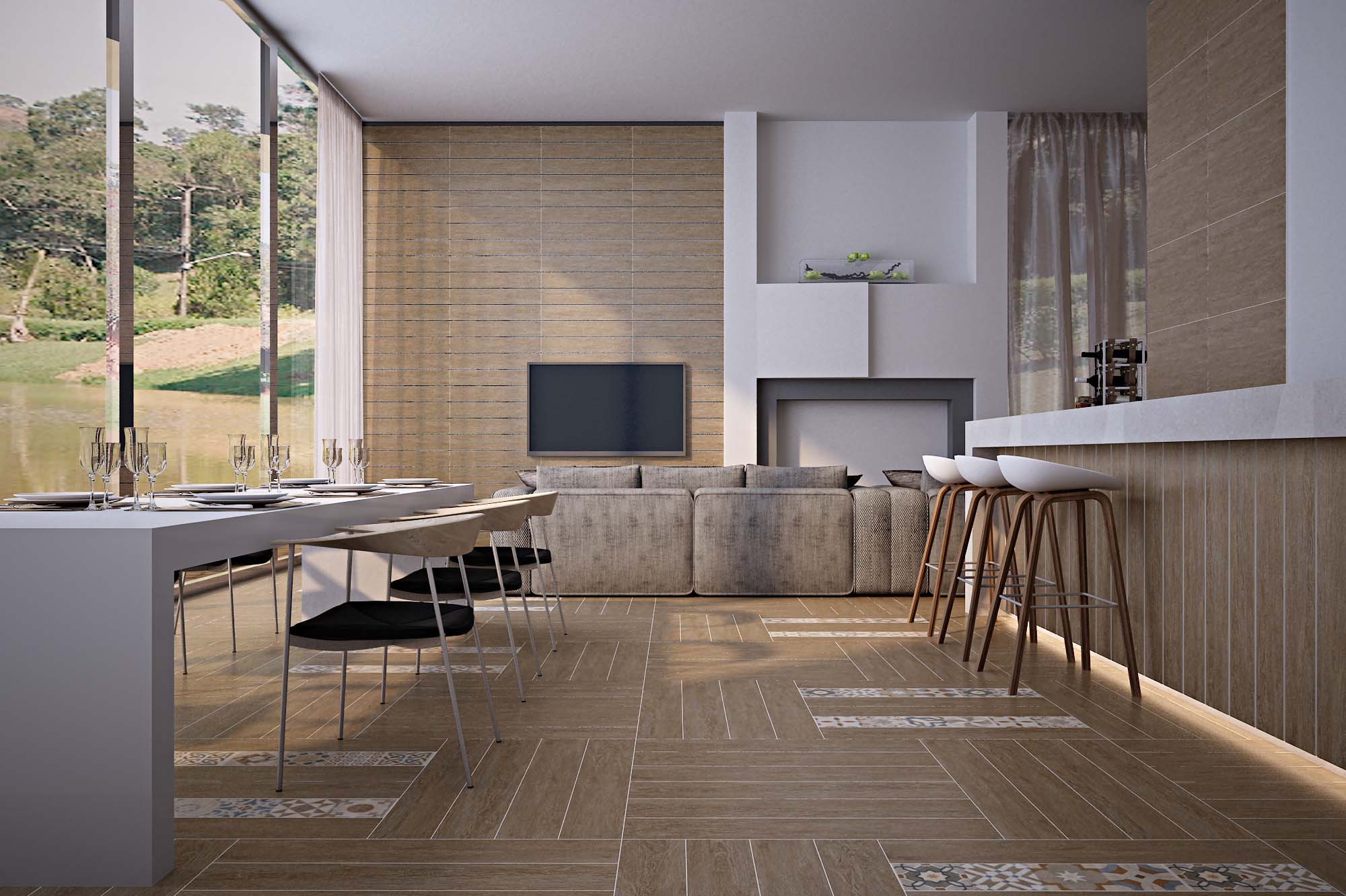 大米乐m6
陶瓷新品丨时尚木纹砖，让家拥有自然的温度
